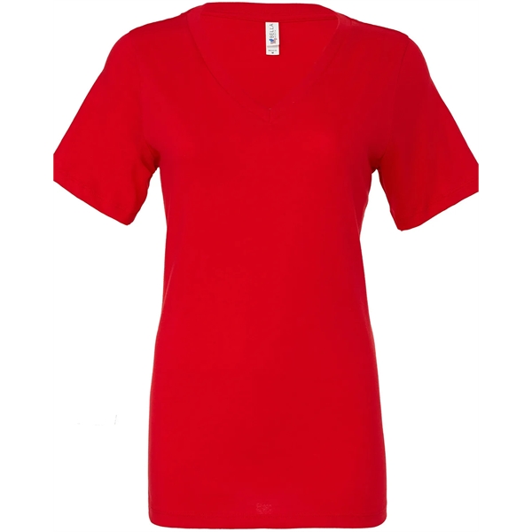 Bella + Canvas Ladies' Relaxed Jersey V-Neck T-Shirt - Bella + Canvas Ladies' Relaxed Jersey V-Neck T-Shirt - Image 181 of 218