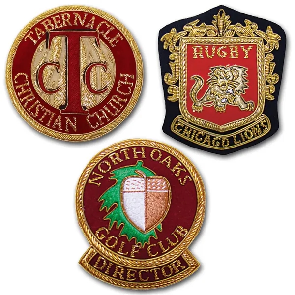 Embroidered Bullion Crests - Embroidered Bullion Crests - Image 7 of 8