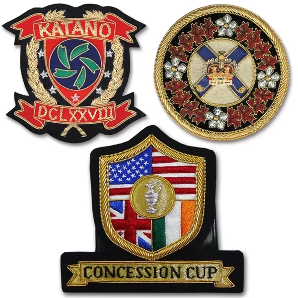 Embroidered Bullion Crests - Embroidered Bullion Crests - Image 6 of 8