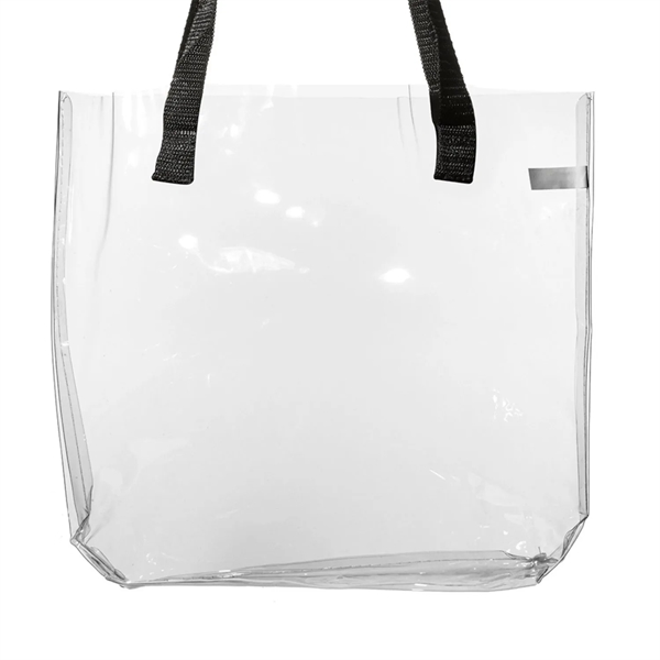 Easy Go PVC Clear Beach Tote Bags - Easy Go PVC Clear Beach Tote Bags - Image 1 of 4