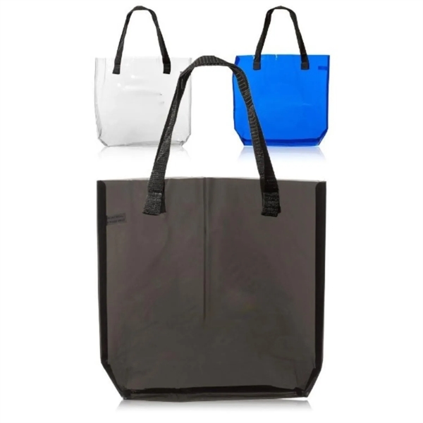 Easy Go PVC Clear Beach Tote Bags - Easy Go PVC Clear Beach Tote Bags - Image 2 of 4
