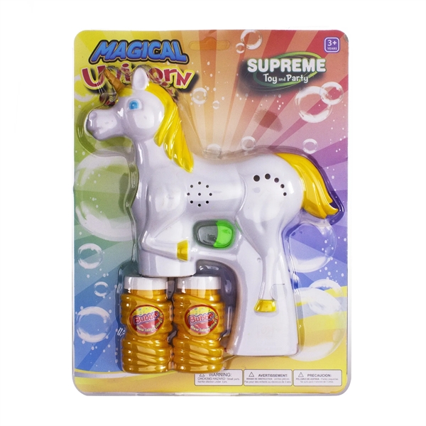 LED Unicorn Bubble Gun - LED Unicorn Bubble Gun - Image 5 of 6