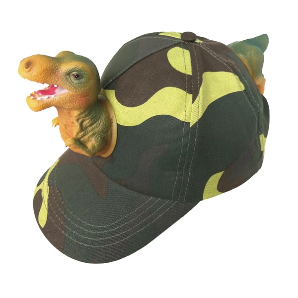 3D T-Rex Dinosaur Sun Hat - 3D T-Rex Dinosaur Sun Hat - Image 3 of 4