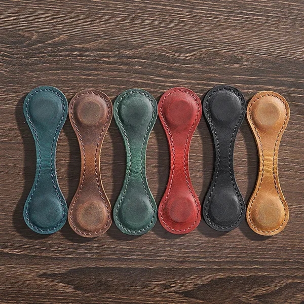 Magnetic Leather Bookmarks Book Marker Clips - Magnetic Leather Bookmarks Book Marker Clips - Image 1 of 4