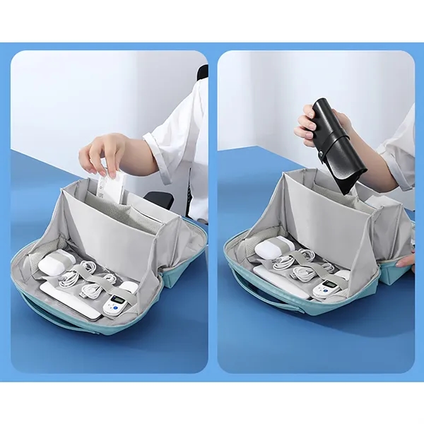 Cable Organizer Pouch Electronic Accessories Carry Case - Cable Organizer Pouch Electronic Accessories Carry Case - Image 4 of 4