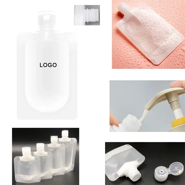 Travel Size Refillable Squeeze Toiletry Pouch Spout Bag - Travel Size Refillable Squeeze Toiletry Pouch Spout Bag - Image 0 of 2