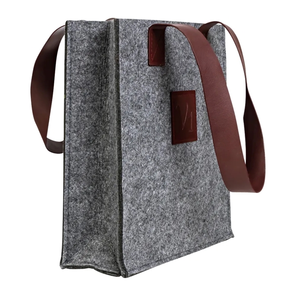 3-Bottle Felt Wine Tote - 3-Bottle Felt Wine Tote - Image 3 of 17