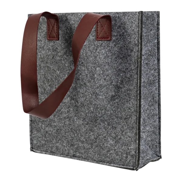 3-Bottle Felt Wine Tote - 3-Bottle Felt Wine Tote - Image 4 of 17