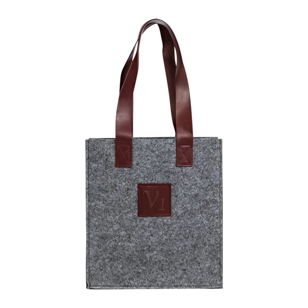 3-Bottle Felt Wine Tote - 3-Bottle Felt Wine Tote - Image 7 of 17