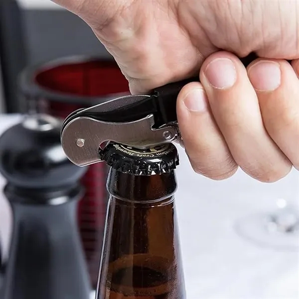 Double Hinge Waiter Corkscrew Wine Bottle Opener - Double Hinge Waiter Corkscrew Wine Bottle Opener - Image 4 of 4
