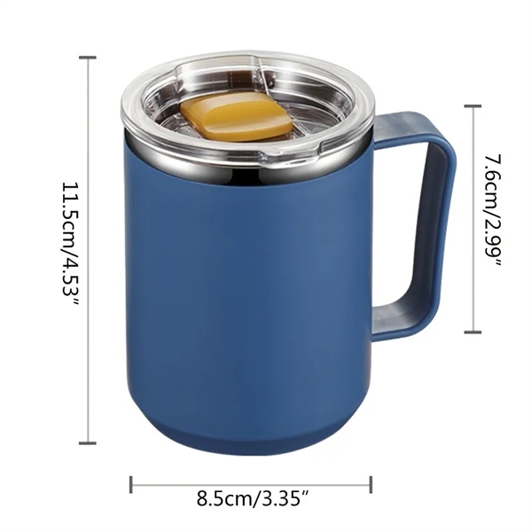 15oz. Insulated Coffee Mug With Handle And Lid - 15oz. Insulated Coffee Mug With Handle And Lid - Image 1 of 1