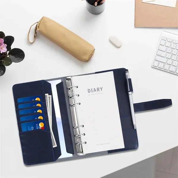 Leather A6 Binder Notebook - Leather A6 Binder Notebook - Image 4 of 4