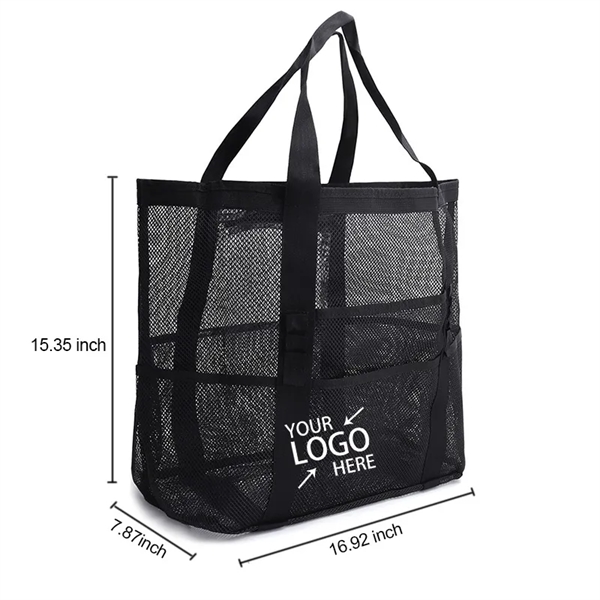 Foldable Mesh Beach Bag - Foldable Mesh Beach Bag - Image 0 of 7