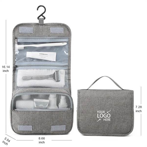 Hanging Travel Toiletry Bag - Hanging Travel Toiletry Bag - Image 0 of 6