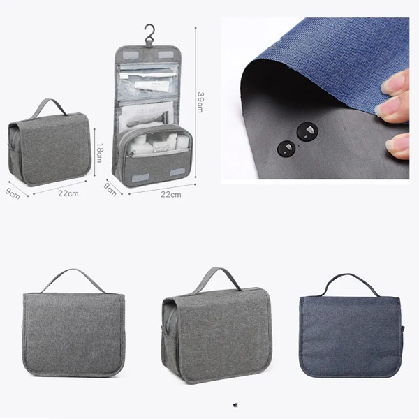 Hanging Travel Toiletry Bag - Hanging Travel Toiletry Bag - Image 6 of 6