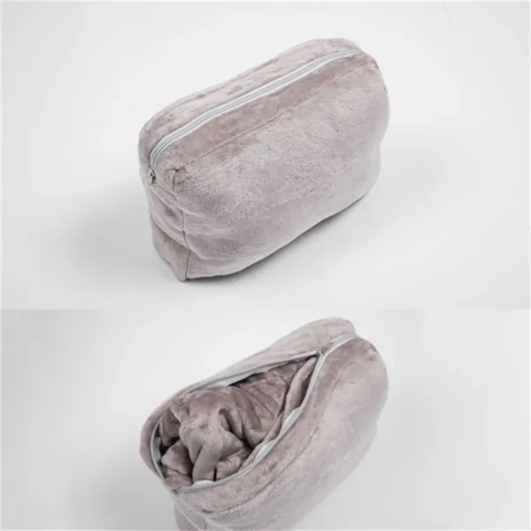 Flannel Travel Blanket With Zipper Bag - Flannel Travel Blanket With Zipper Bag - Image 1 of 2