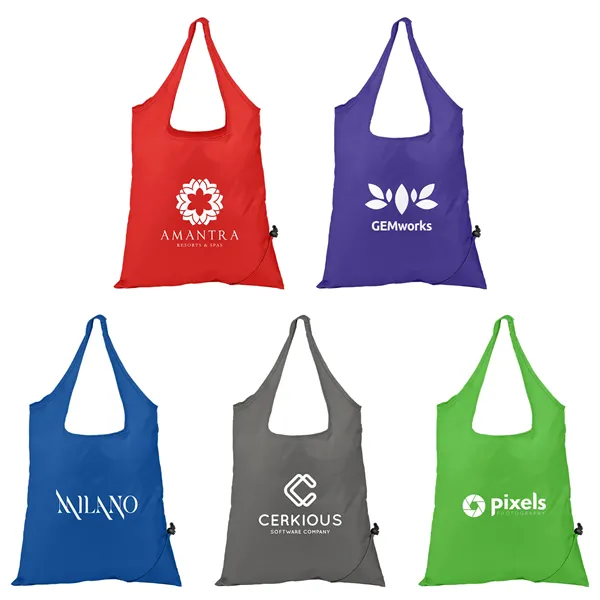 Capri - Foldaway Shopping Tote Bag - 210D Polyester - Capri - Foldaway Shopping Tote Bag - 210D Polyester - Image 0 of 9