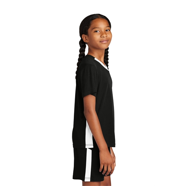 Sport-Tek Youth Competitor United V-Neck