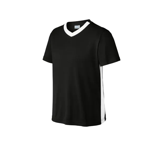 Sport-Tek Youth Competitor United V-Neck