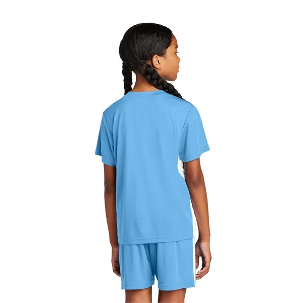 Sport-Tek Youth Competitor United V-Neck
