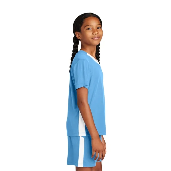 Sport-Tek Youth Competitor United V-Neck