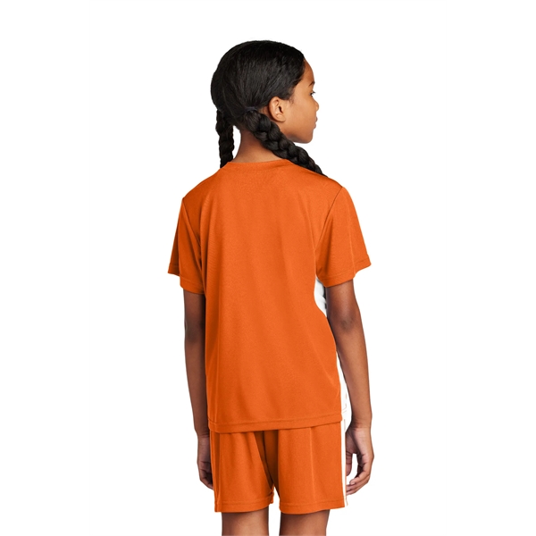 Sport-Tek Youth Competitor United V-Neck