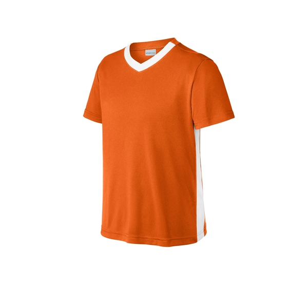 Sport-Tek Youth Competitor United V-Neck