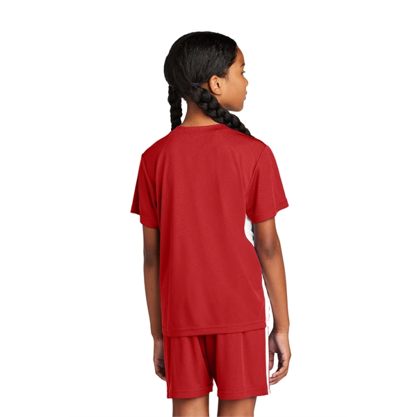 Sport-Tek Youth Competitor United V-Neck