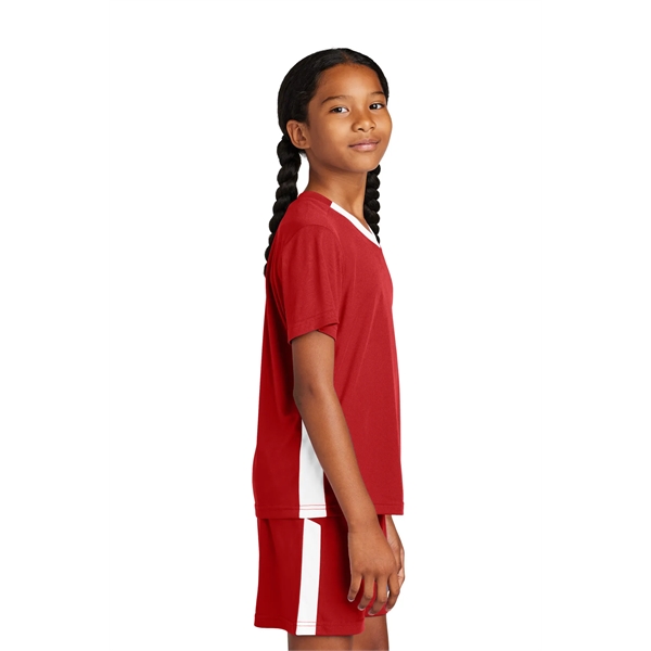 Sport-Tek Youth Competitor United V-Neck