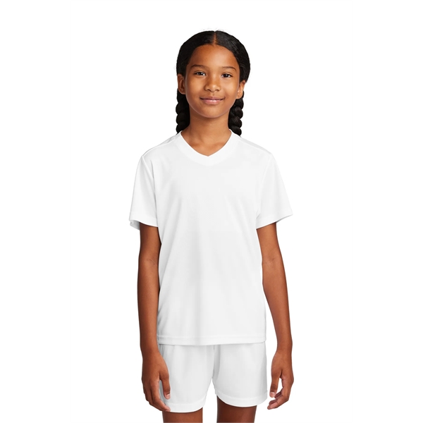 Sport-Tek Youth Competitor United V-Neck