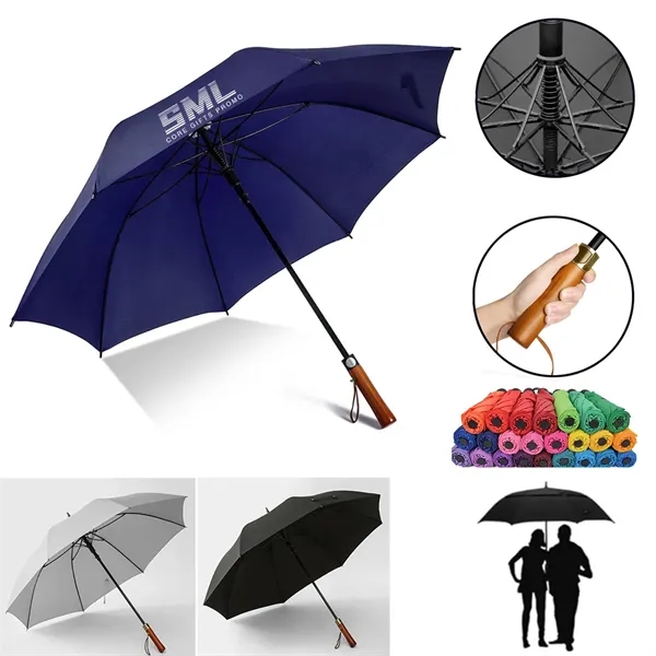 27 Inch Automatic Open Golf Umbrella - 27 Inch Automatic Open Golf Umbrella - Image 0 of 2