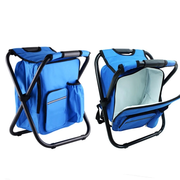 3 in 1 Portable Backpack Chair with Cooler Bag - 3 in 1 Portable Backpack Chair with Cooler Bag - Image 2 of 3