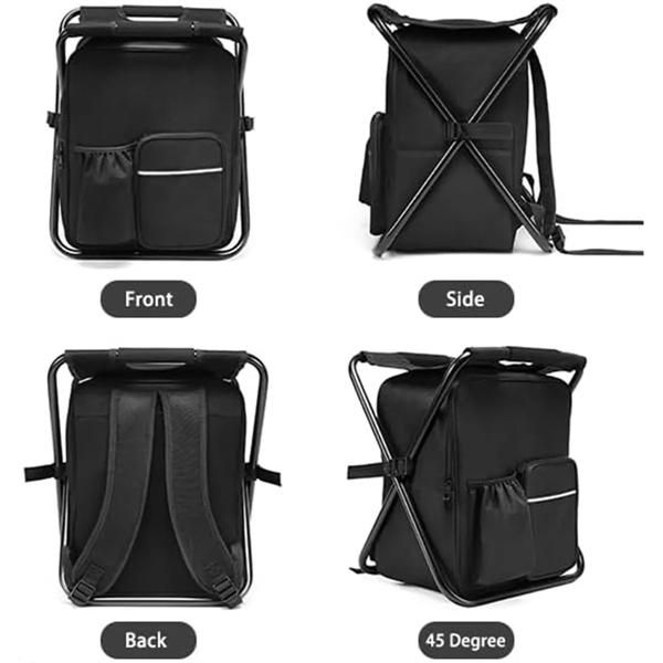 3 in 1 Portable Backpack Chair with Cooler Bag - 3 in 1 Portable Backpack Chair with Cooler Bag - Image 3 of 3