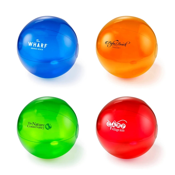 12" Translucent Beach Ball - 12" Translucent Beach Ball - Image 5 of 5