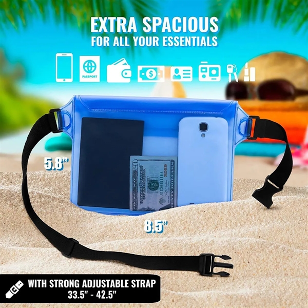 Waterproof Pouch with Waist Strap - Waterproof Pouch with Waist Strap - Image 3 of 4