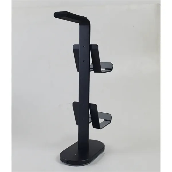 Dual Game Controller & Headphone Stand with Light Modes - Dual Game Controller & Headphone Stand with Light Modes - Image 3 of 5