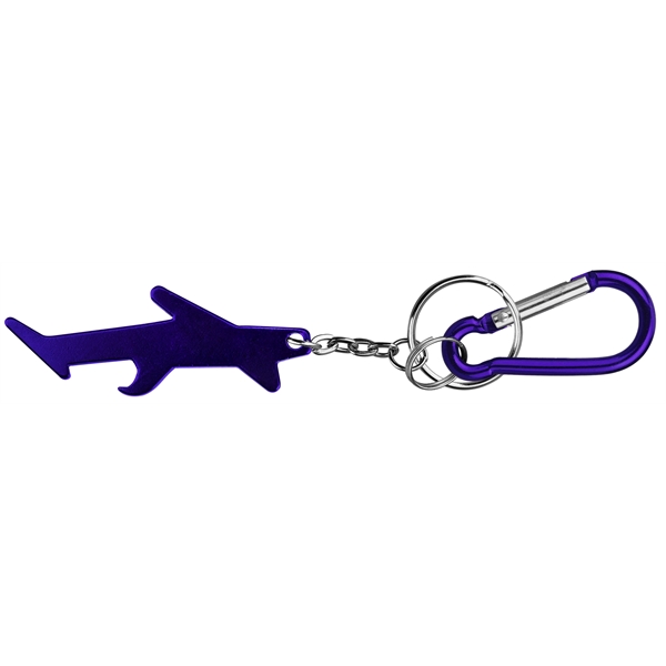 Plane / aircraft shape bottle opener keychain - Plane / aircraft shape bottle opener keychain - Image 4 of 4