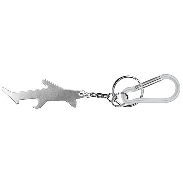 Plane / aircraft shape bottle opener keychain - Plane / aircraft shape bottle opener keychain - Image 3 of 4