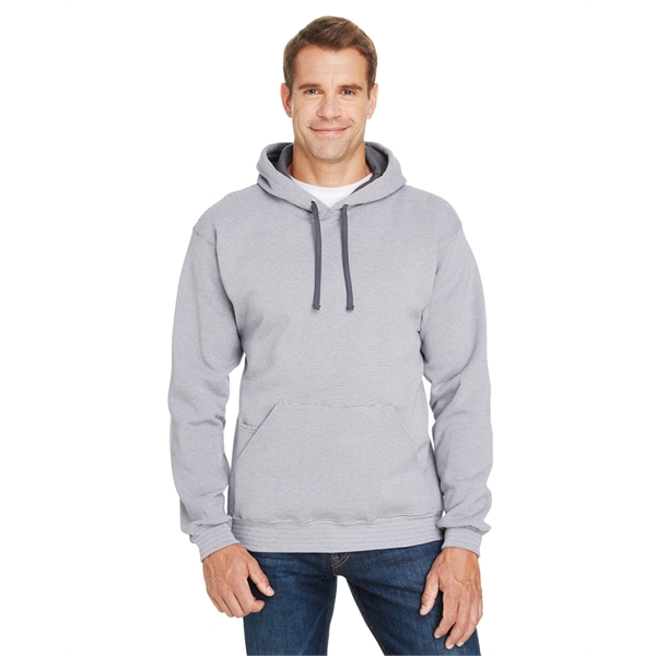 Fruit of the Loom Adult Sofspun® Striped Hooded Sweatshirt - Fruit of the Loom Adult Sofspun® Striped Hooded Sweatshirt - Image 9 of 35