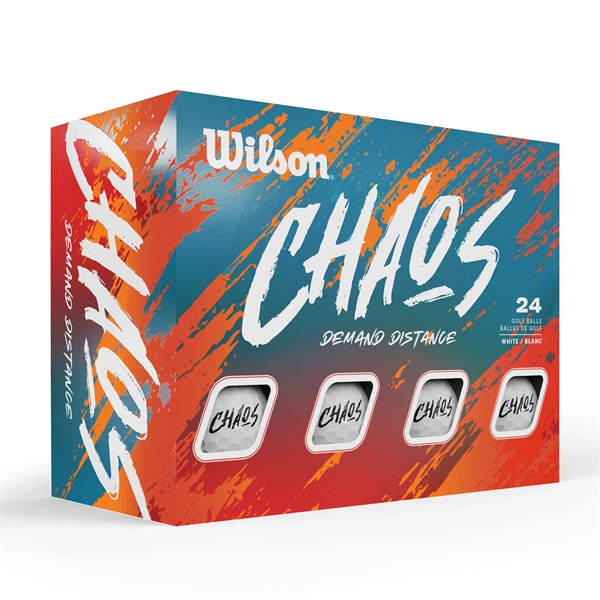 Wilson Chaos Double Dozen Golf Ball - Wilson Chaos Double Dozen Golf Ball - Image 1 of 1