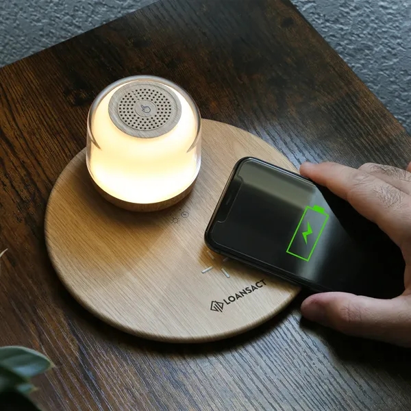 Harmony3™ Wireless Charger-Speaker-Light - Harmony3™ Wireless Charger-Speaker-Light - Image 1 of 7