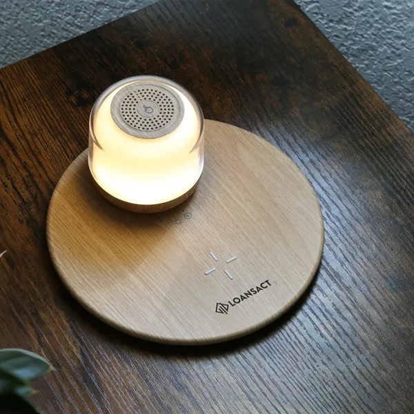 Harmony3™ Wireless Charger-Speaker-Light - Harmony3™ Wireless Charger-Speaker-Light - Image 4 of 7