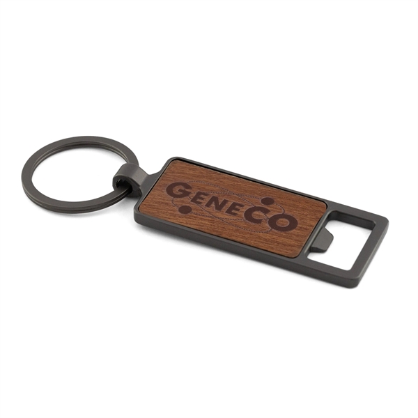 Wood Inlay Keytag with Bottle Opener - Wood Inlay Keytag with Bottle Opener - Image 4 of 9