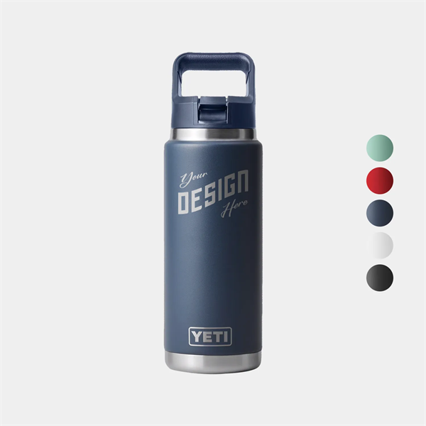 26 oz YETI® Rambler Water Bottle with Straw Cap - 26 oz YETI® Rambler Water Bottle with Straw Cap - Image 0 of 12