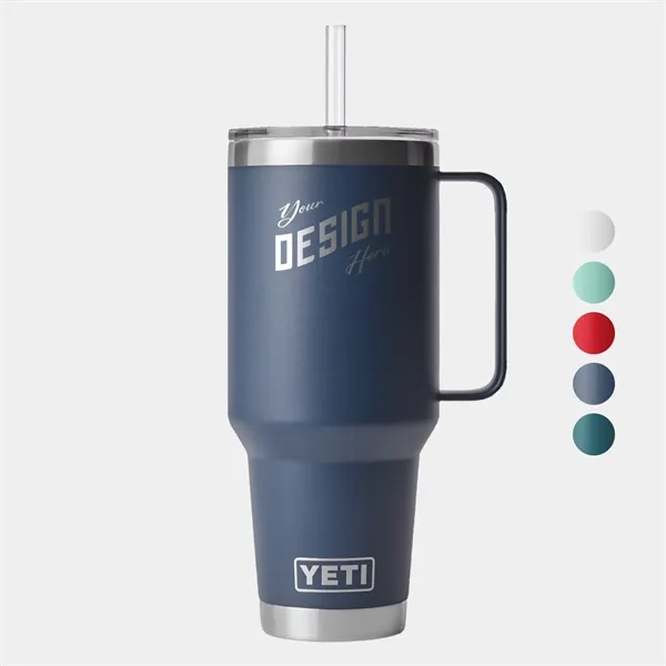 42 Oz YETI® Rambler Stainless Steel Insulated Straw Tumbler - 42 Oz YETI® Rambler Stainless Steel Insulated Straw Tumbler - Image 0 of 12