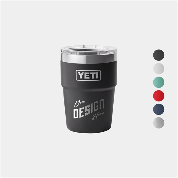 16 Oz YETI® Rambler Stainless Steel Insulated Stackable Cup - 16 Oz YETI® Rambler Stainless Steel Insulated Stackable Cup - Image 0 of 12