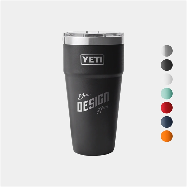 30 oz YETI® Rambler Stainless Steel Insulated Stackable Cup - 30 oz YETI® Rambler Stainless Steel Insulated Stackable Cup - Image 0 of 8