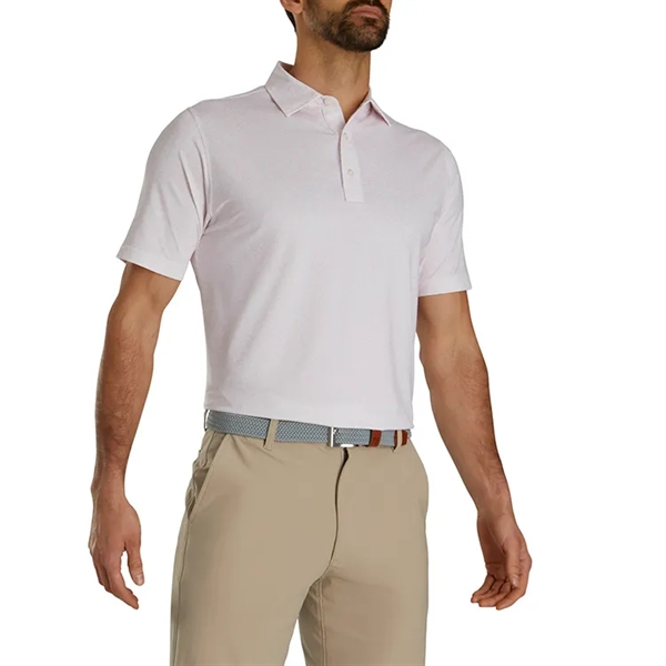 FootJoy Painted Floral Lisle - Self Collar Polo - FootJoy Painted Floral Lisle - Self Collar Polo - Image 0 of 7