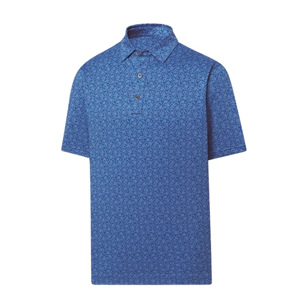 FootJoy Painted Floral Lisle - Self Collar Polo - FootJoy Painted Floral Lisle - Self Collar Polo - Image 2 of 7