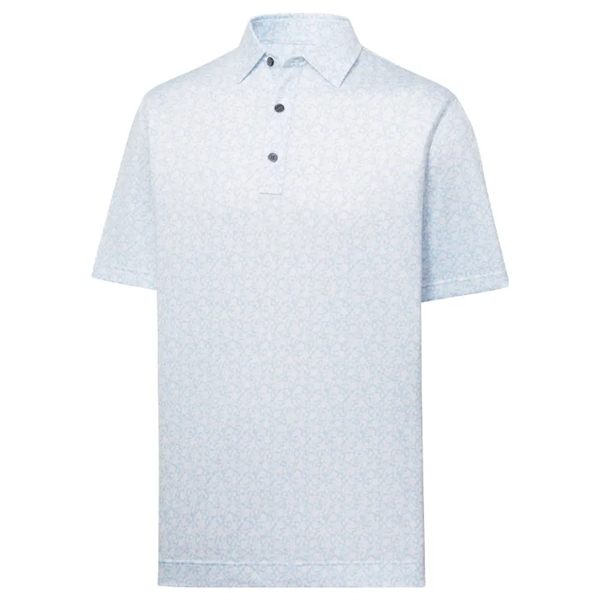 FootJoy Painted Floral Lisle - Self Collar Polo - FootJoy Painted Floral Lisle - Self Collar Polo - Image 5 of 7